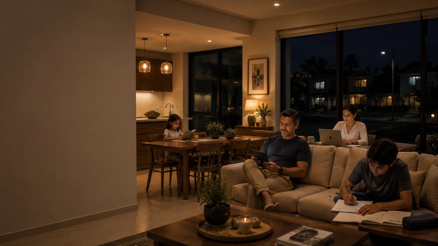 Cuando se va la luz, su hogar puede seguir encendido.